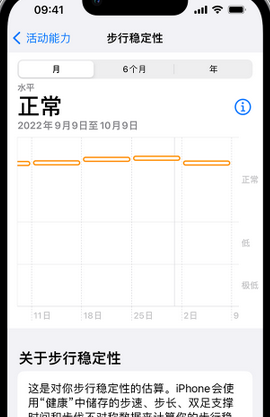 永登iPhone手机维修如何在iPhone开启'步行稳定性通知'