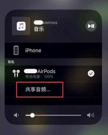 永登苹果14音频维修点分享iPhone14音频共享设置方法 