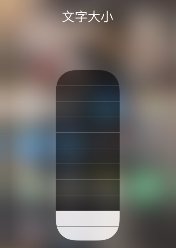 永登苹果手机维修分享小技巧：在 iPhone 控制中心快速调节字体大小 