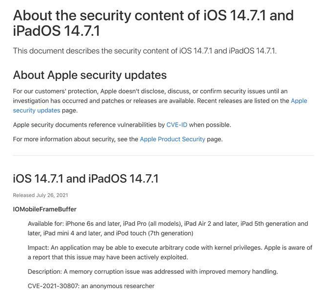 永登苹果手机维修分享iOS 14.7.1 正式版更新内容及升级方法 